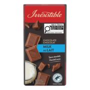 Tablette de chocolat au lait suisse
