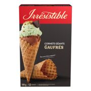 Cornet gaufré géant pour la crème glacée