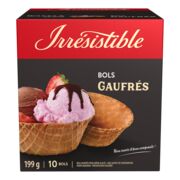 Bol gaufré pour la crème glacée