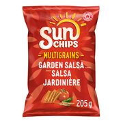 Croustilles multigrains à saveur de salsa jardinière