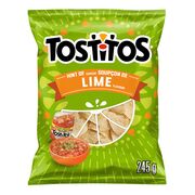 Croustilles de tortillas à saveur de soupçon de lime