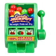 Bonbons dans une machine à sous