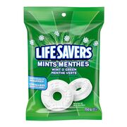 Bonbons durs à saveur de menthe verte