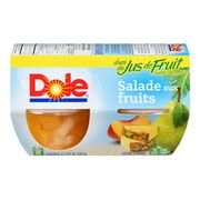 Coupes de salade de fruits