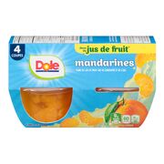 Coupes de mandarine dans du jus de fruit