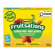 Collations de gélifiés à saveur de fruits