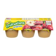 Collations de compote de pommes