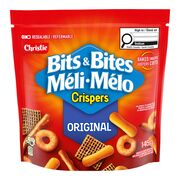 Mélange de grignotines et craquelins