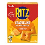 Craquelins à saveur de fromage cheddar