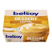 Dessert végétal au caramel crémeux