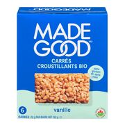 Carrés croustillants à la vanille