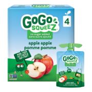 Gourdes de compote de pommes