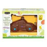 Chocolat de Pâques en forme de voiture de police