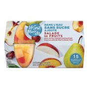 Collations de salade de fruits dans l'eau