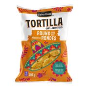 Croustilles de tortillas en bouchées rondes