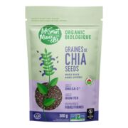 Graines de chia noires entières
