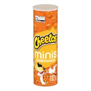 Grignotines de maïs à saveur de fromage cheddar
