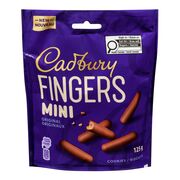 Mini biscuits Fingers au chocolat