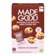 Mini biscuits moelleux aux pépites de chocolat