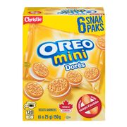 Mini biscuits-sandwichs à la vanille en sachets