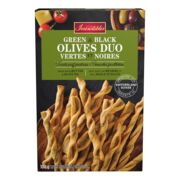 Torsades feuilletées aux olives vertes et noires