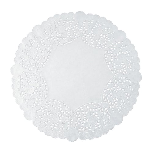 Napperon dentelle papier blanc 12" x500