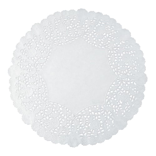 Napperon dentelle papier blanc 10" x500