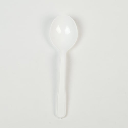 Cuillère soupe polypropylène blanc x1000