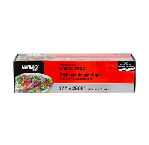Pellicule de plastique 17" x 2500'