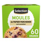 Grands moules à cuisson en papier parchemin