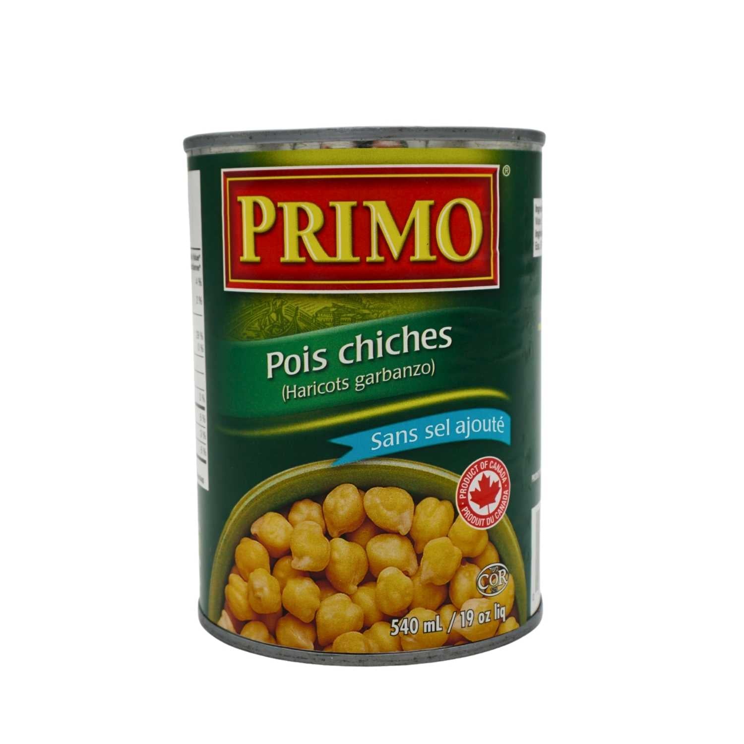 POIS CHICHES SANS SEL