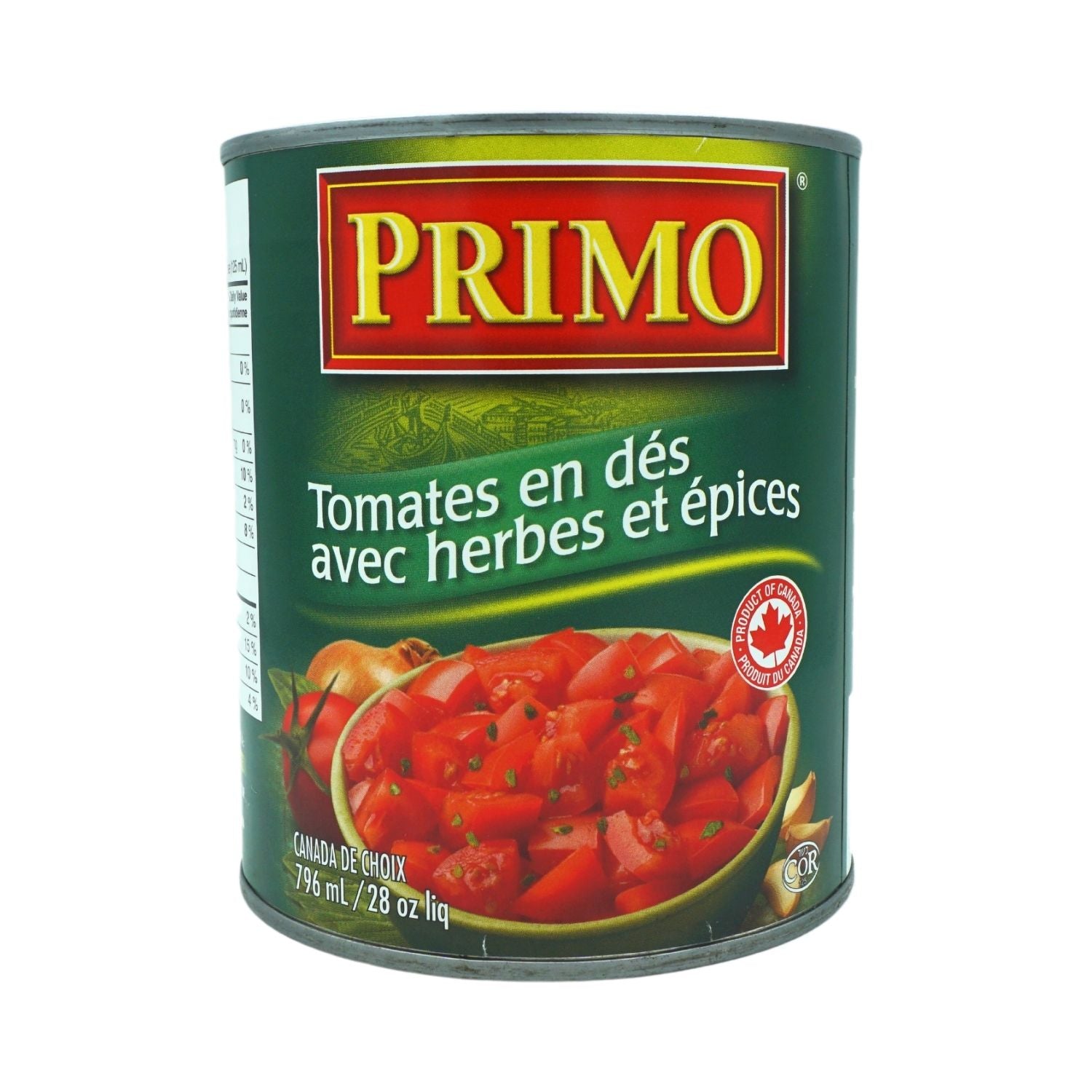 TOMATES EN DÉS AVEC ÉPICES