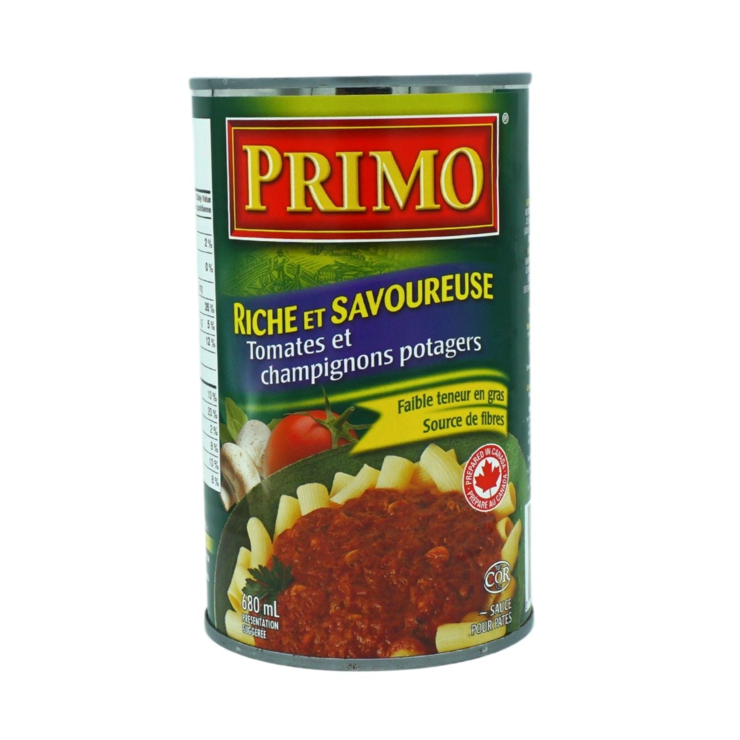 SAUCE TOMATE CHAMPIGNON