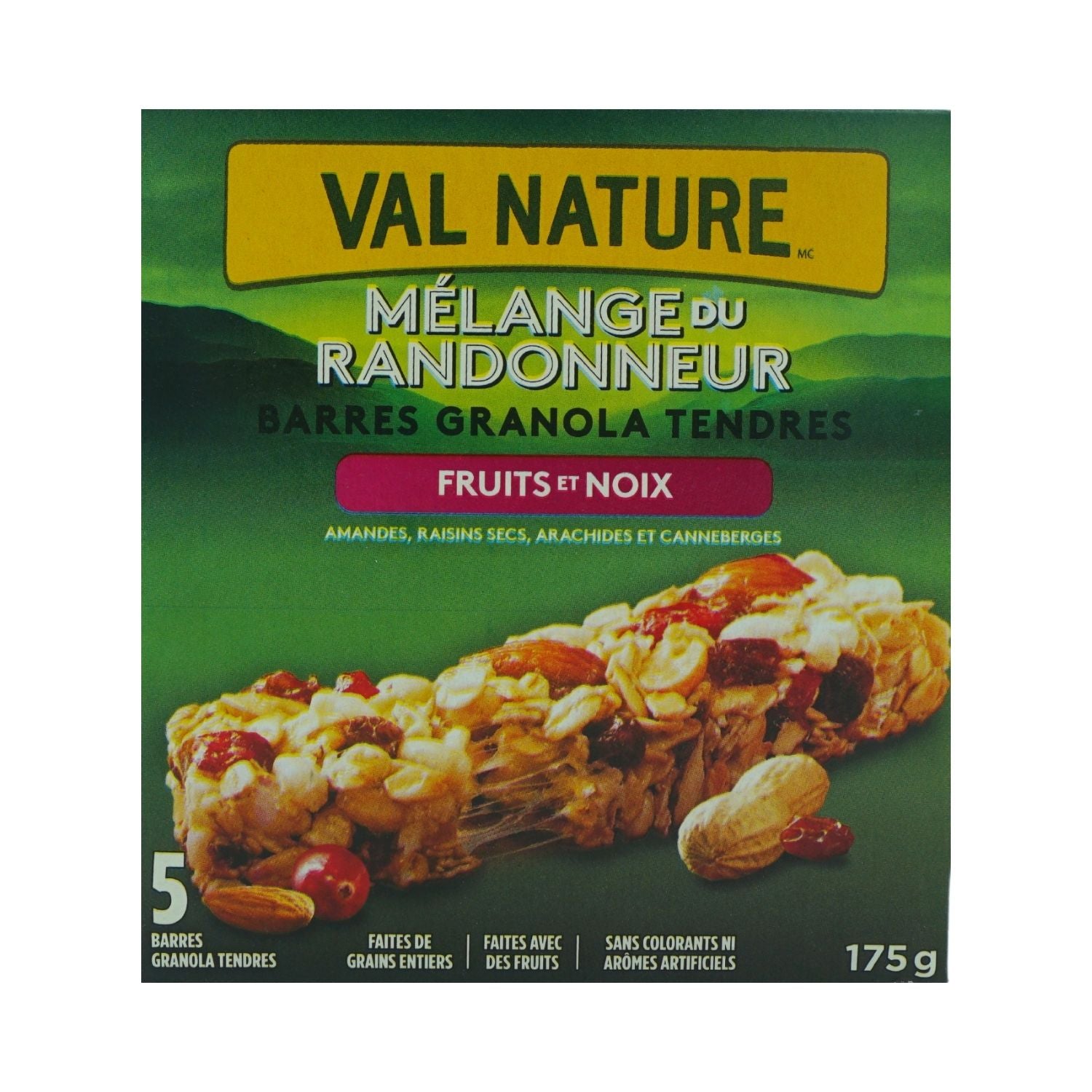 BARRE FRUIT NOIX