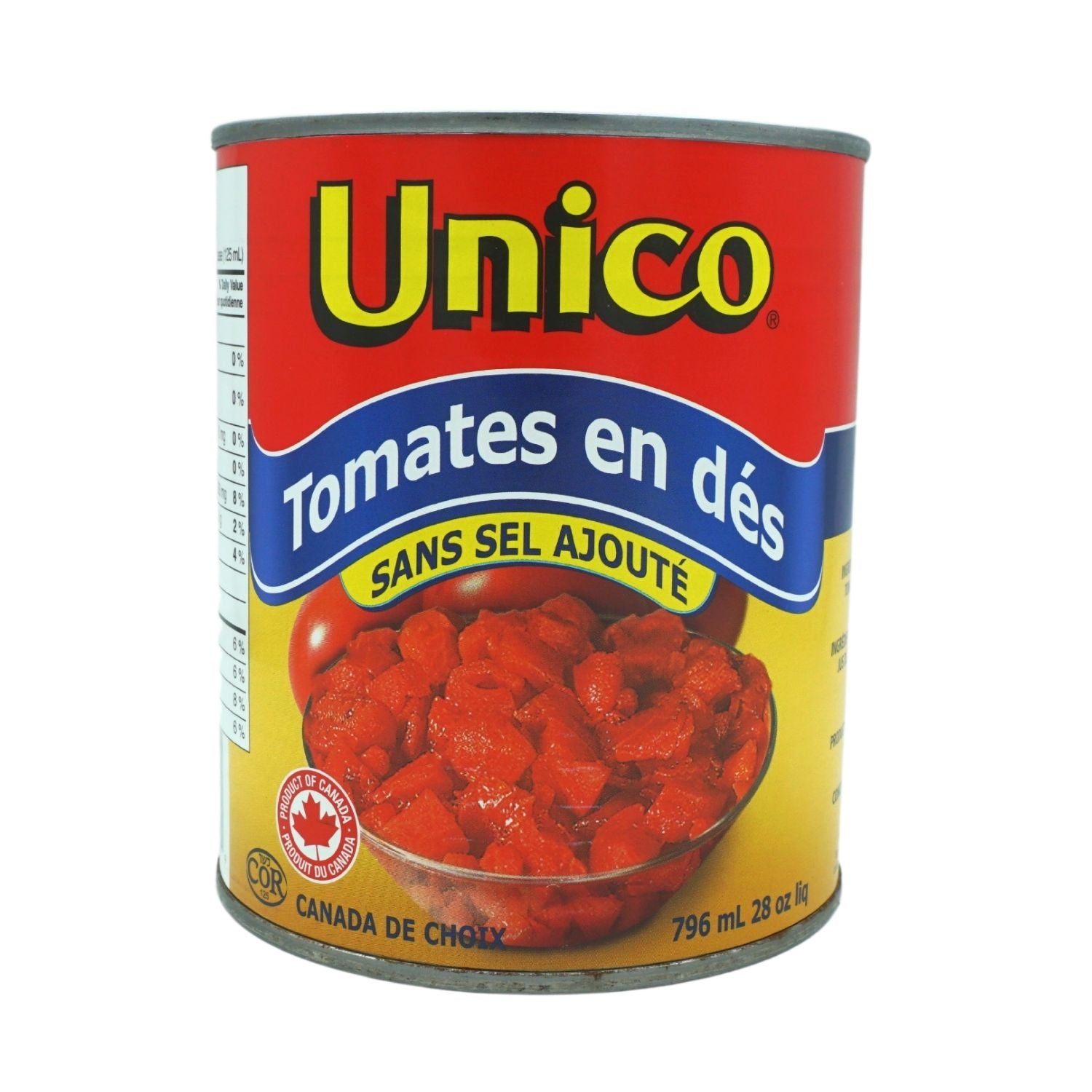 TOMATES EN DÉS SANS SEL