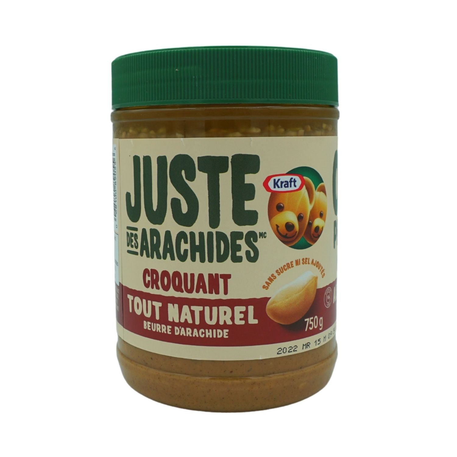 BEURRE ARACHIDE NAT.CROQ