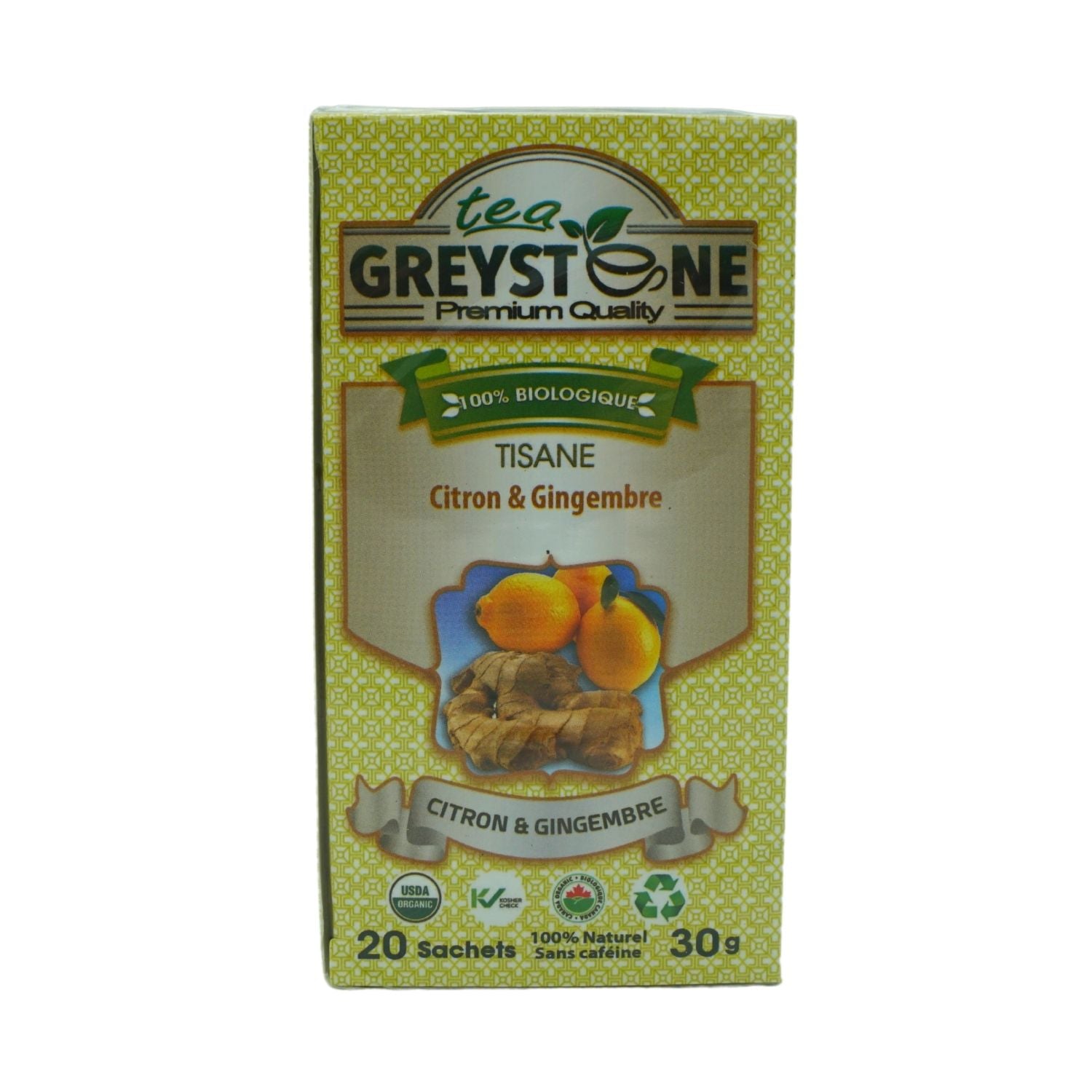 TISANE CITRON GINGEMBRE