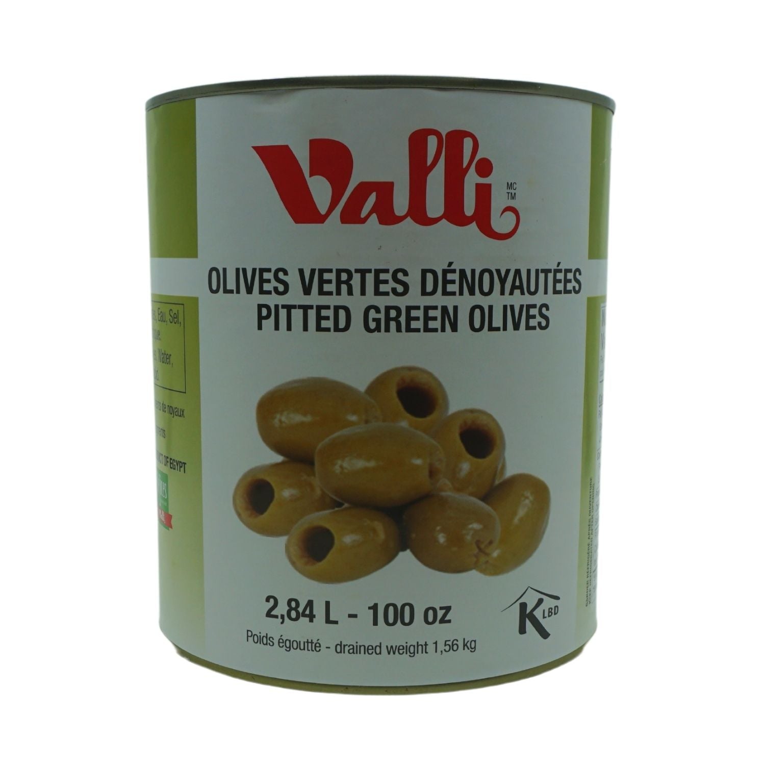 OLIVE VERTE DENOYAUTEE
