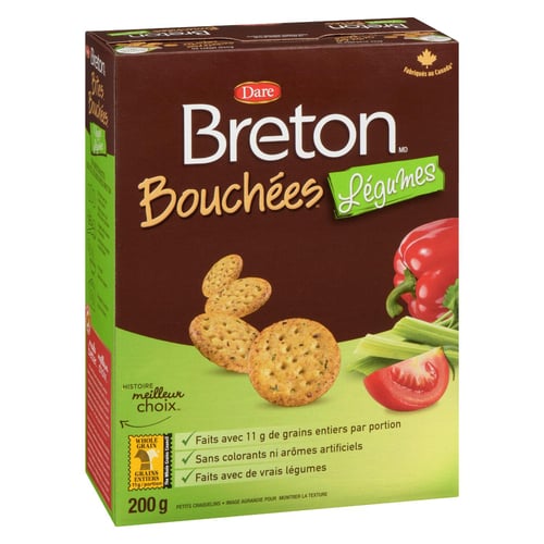Craquelins bouchées aux légumes&nbsp; 200 g