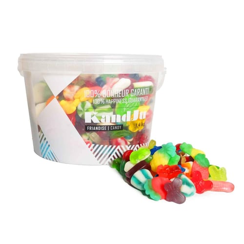 Seau bonbons mélangés 1,4 kg