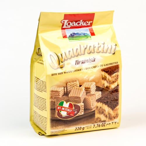 Gaufrette tiramisu Quadratini 220 g