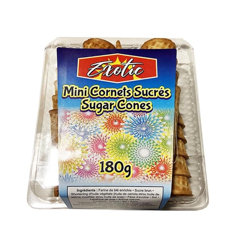 Mini cornets sucrés 180 g