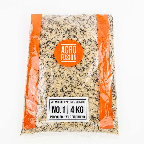 Riz mélangé étuvé sauvage 4 kg