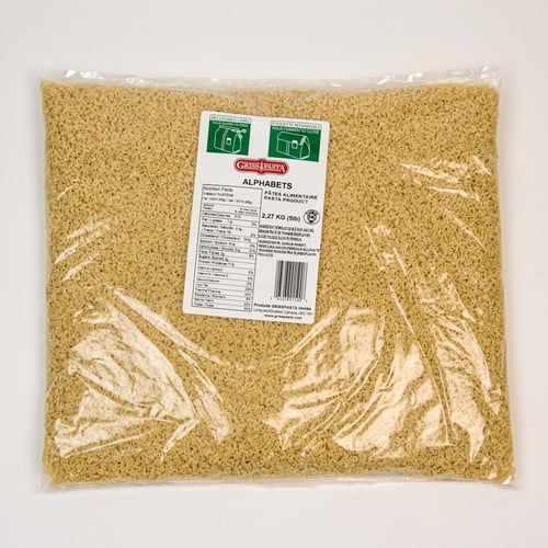 Pâtes alphabet 5 lb
