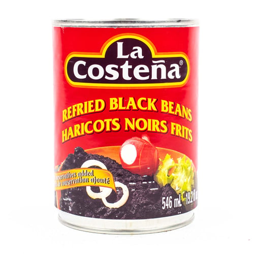 Haricots noirs frits 540 ML