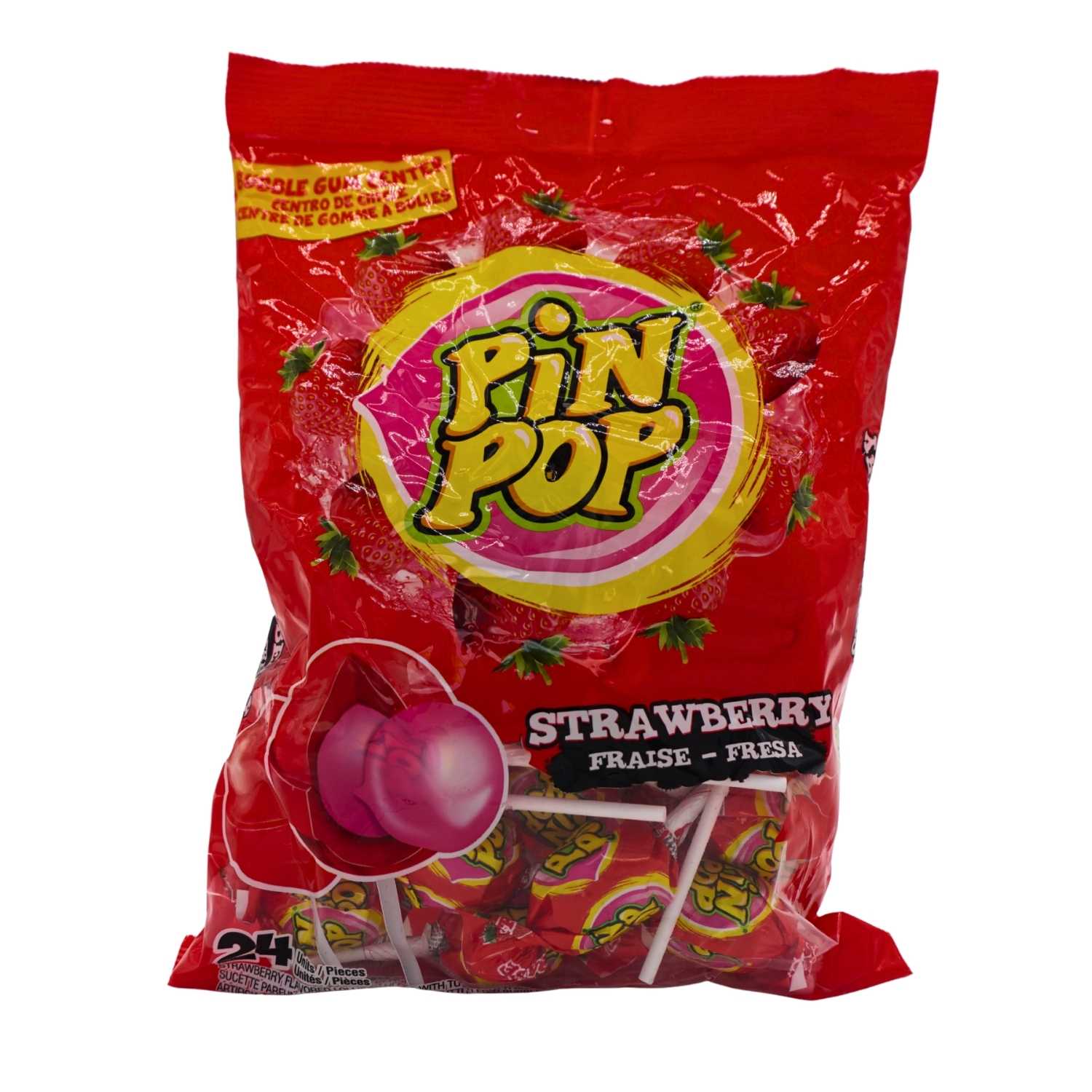 PIN POP FRUIT FRAISE