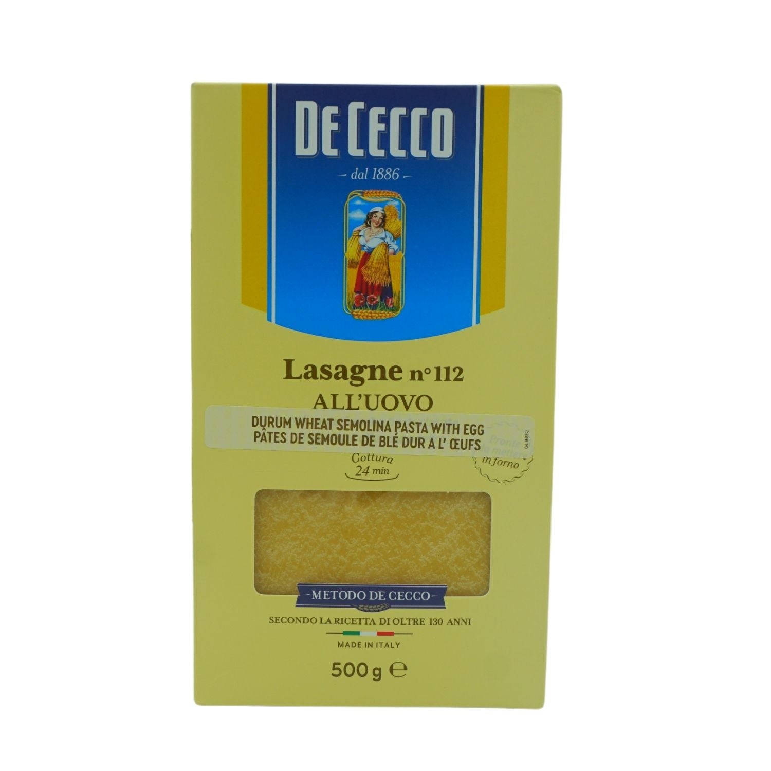 LASAGNE AUX OEUFS #112