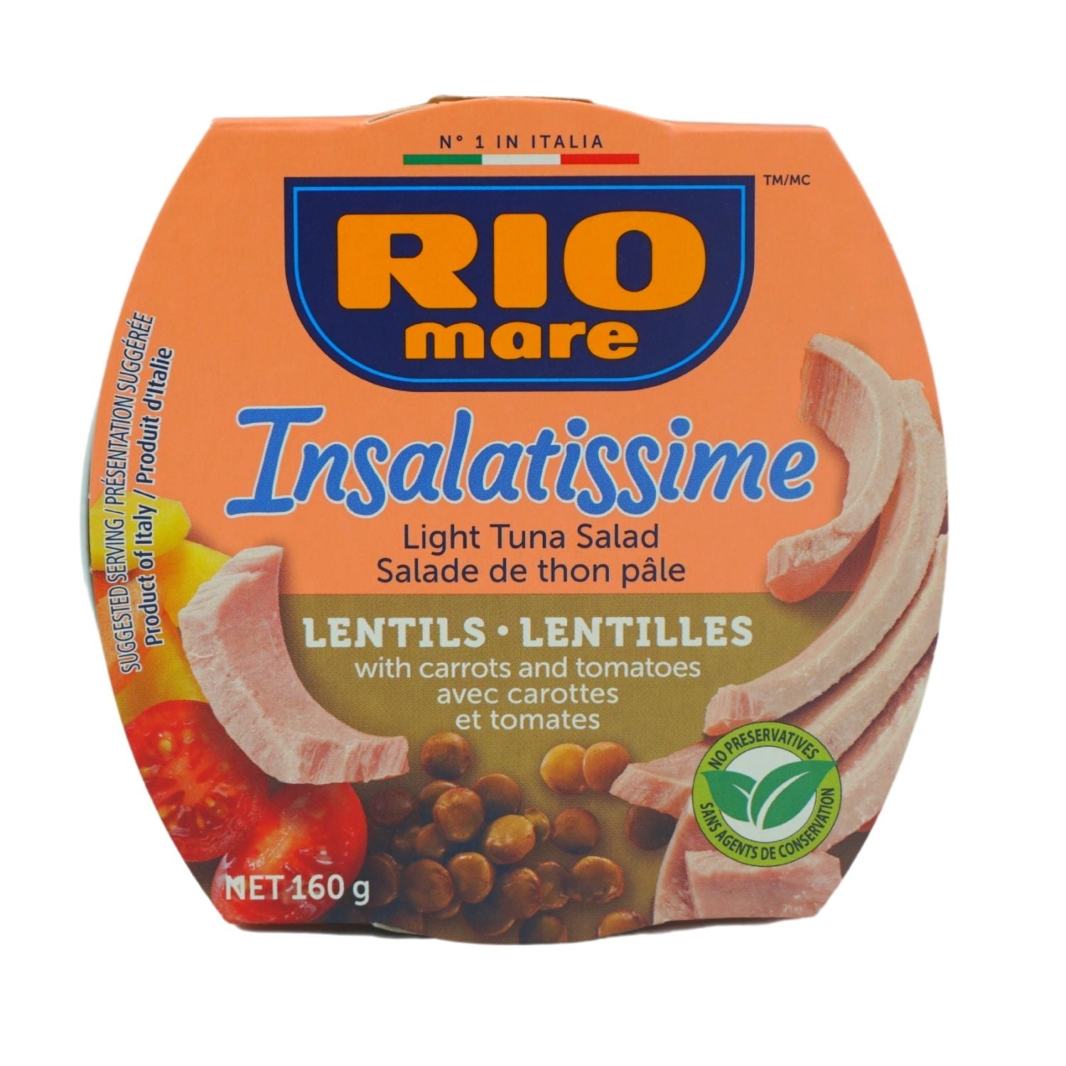 SALADE THON LENTILLES