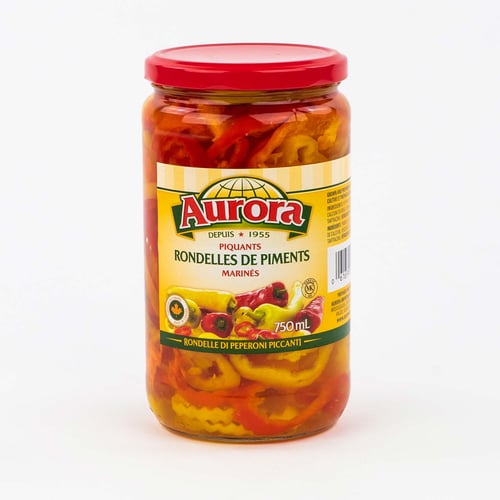 Piments forts en rondelles 750 ml