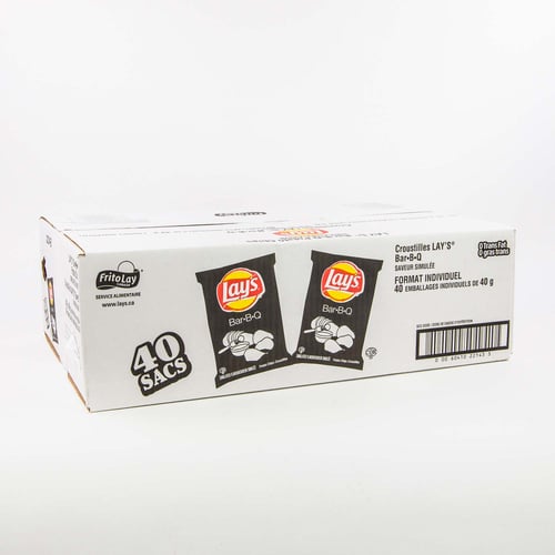 Croustilles barbecue 40 g x40